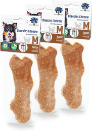 Produktbild von Blue Tree Cheesie Cheeew Natur Kauknochen Rind Größe M 3 x 50 g getreidefrei glutenfrei ohne Zucker