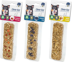 Blue Tree Zahnpflege-Snack Chew-Bar 3 Stück Strawberry Milkshake, Walnut Crumble, Blueberry Crisp getreidefrei und glutenfrei – Bild 1 von 1