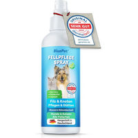 Produktbild von BluePet Entfilzungsspray für Hunde und Katzen mit Aloe Vera, Shea-Butter und Jojobaöl 200 ml vegane Fellpflege - 200 ml