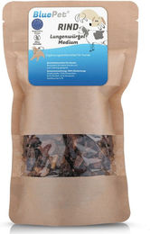 BluePet Lungenwürfel Rind Monoprotein Hundesnack für alle Altersstufen 200g – Bild 1 von 4