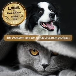 BluePet Profi Krallenschere für Hunde und Katzen in Schwarz mit integrierter Fele für alle Krallengrößen – Bild 1 von 4