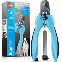 Produktbild von BluePet Profi Krallenschere für Hunde verstellbar in Blau