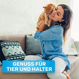 BluePet Zauberkamm mit rotierenden und nachgebenden Zinken für Hunde und Katzen mit langem Fell in Blau - 1 Stk. – Bild 1 von 6