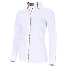 Bluse Fior da Liso Samantha London Weiß für Damen – Bild 1 von 1