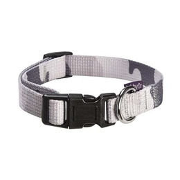 Bobby Camouflage Halsband für große Hunde aus Nylon in Grau 25 – 40 cm – Bild 1 von 4