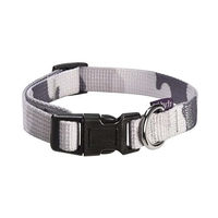 Produktbild von Bobby Camouflage Halsband für große Hunde aus Nylon in Grau 25 – 40 cm