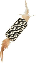 Produktbild von Bobby Federspielzeug Tube für Katzen Schwarz 8 cm