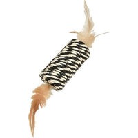 Produktbild von Bobby Federspielzeug Tube für Katzen Schwarz 8 cm
