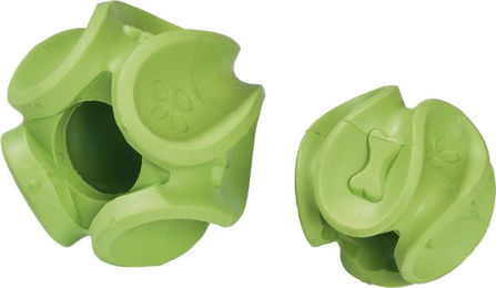 Produktbild von Bobby Gummispielzeug WAVE Small Grün Kauspielzeug zur Zahnpflege für kleine Hunde