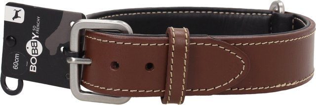 Produktbild von Bobby Halsband Classic Haute Finition aus Kunstleder Braun 65 cm