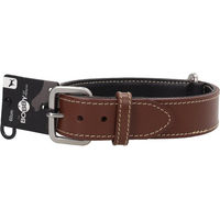 Produktbild von Bobby Halsband Classic Haute Finition aus Kunstleder Braun 65 cm