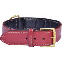 Produktbild von Bobby Halsband Classic Haute Finition aus Leder Rot 50 cm