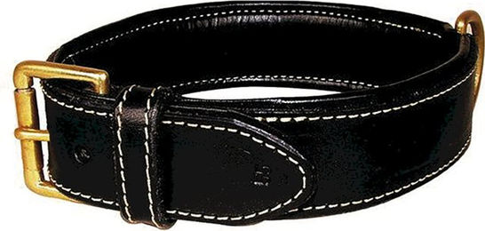 Produktbild von Bobby Halsband Classic Haute Finition Leder Schwarz 70 cm