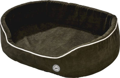 Produktbild von Bobby Hundebett Rundbett Ollie Kaki Grün Polyester 55 x 75 cm
