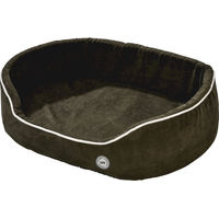 Produktbild von Bobby Hundebett Rundbett Ollie Kaki Grün Polyester 55 x 75 cm