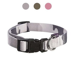 Bobby Hundehalsband Camouflage Grau aus Nylon für große Hunde 25 – 40 cm – Bild 1 von 4