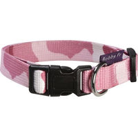 Produktbild von Bobby Hundehalsband Camouflage Rose aus Nylon 18-28 cm
