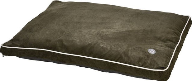 Produktbild von Bobby Hundekissen Ollie Kaki Grün Velours XL 140 x 90 cm