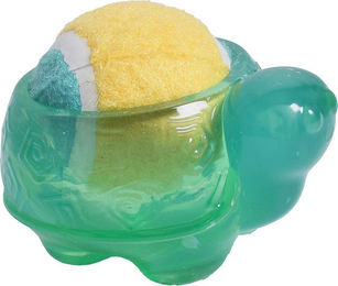 Produktbild von Bobby Hundespielzeug Carapace Wurfspielzeug aus Gummi Grün L 8,6 x B 10,6 x H 6,6 cm