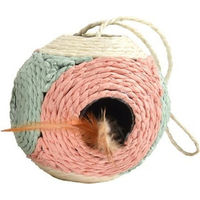 Produktbild von Bobby Katzenspielzeug Federspielzeug aus Papier Rosa 30 cm