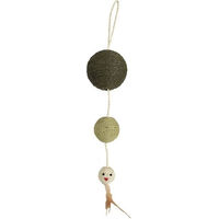Produktbild von Bobby Katzenspielzeug Plume Federspielzeug aus Papier Grün 53 cm
