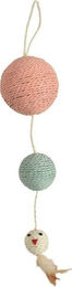 Produktbild von Bobby Katzenspielzeug Plume Federspielzeug aus Papier Rosa 53 cm