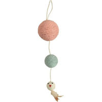 Produktbild von Bobby Katzenspielzeug Plume Federspielzeug aus Papier Rosa 53 cm