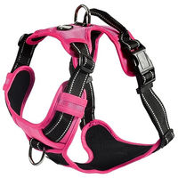 Produktbild von Bobby Rando Walk Hundegeschirr aus Nylon reflektierend verstellbar Fuchsia Größe S