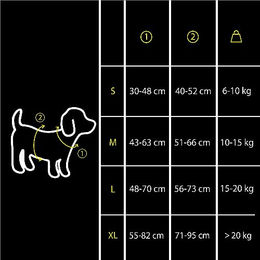 Produktbild von Bobby Rando Walk Hundegeschirr Y-Geschirr aus Nylon reflektierend Beige Größe M