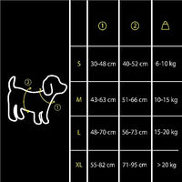 Produktbild von Bobby Rando Walk Hundegeschirr Y-Geschirr aus Nylon reflektierend Beige Größe M