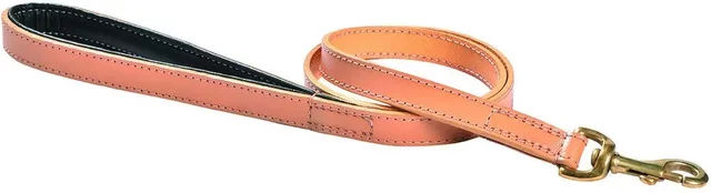 Produktbild von Bobby Walk Hundeleine aus Leder mit 3 Positionen in Beige oder Braun