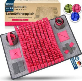 BOBBYS WELT Schnüffelteppich Intelligenzspielzeug für Hunde und Katzen in Pink – Bild 1 von 6