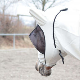 Produktbild von Boett Fliegenmaske Sweet Itch Hood Grau Gr. 85-115 für Pferde