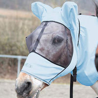 Produktbild von Boett Fliegenmaske Sweet Itch Hood Iceblue Grösse 140-170