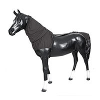 Produktbild von Boett Top & Tail Mähnen- und Schweifschutz für Pferde in Schwarz und Dunkelbraun Größe 80-115 cm