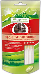 Produktbild von Bogacare Sensitive Ear Sticks Ohrenreiniger aus Bambus in Weiß für Hunde