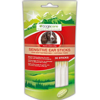 Produktbild von Bogacare Sensitive Ear Sticks Ohrenreiniger aus Bambus in Weiß für Hunde