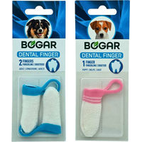 Produktbild von bogadent Anti-Plaque Finger Gebisspflege für Hunde Adult 2 x 2 Stück