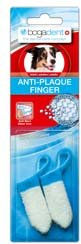 bogadent Anti-Plaque Finger Zahnbürste für Hunde Adult Weiß 2 Stück – Bild 1 von 7