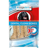 Produktbild von Bogadent Dental Clean Bones Zahnpflege-Snack für Hunde mit Strauß Hypoallergen und Glutenfrei 120 g - 120 g