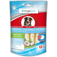 Produktbild von bogadent DENTAL COCONUT STICKS Zahnpflege-Snack für Hunde vegan 8x50g