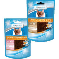 Produktbild von Bogadent Dental Enzyme Chips Fisch Zahnpflege-Leckerli für Katzen 50 g - 50 g