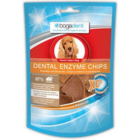 Produktbild von Bogadent Dental Enzyme Chips Hund mit Huhn und Lachs hoher Fleischanteil 40 g - 40 g
