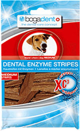 Bogadent Dental Enzyme Stripes Mini Zahnpflege-Snack für Hunde mit Rind und Lachs sowie hohem Fleischanteil 100 g - 100 g – Bild 1 von 9