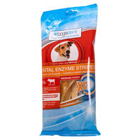 Produktbild von Bogadent Dental Enzyme Stripes Zahnpflege-Snack für Hunde Medium mit Rind und hohem Fleischanteil 100 g - 100 g