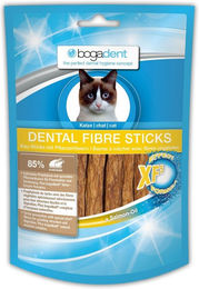 Produktbild von bogadent DENTAL FIBRE STICKS Zahnpflege für Katzen mit Huhn 3x50g