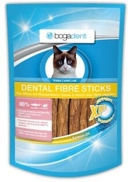 Produktbild von Bogadent Dental Fibre Sticks Zahnpflege für Katzen mit Lachs 50g - 50 g