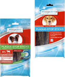 Bogadent Plaque-Stop Sticks Mini Zahnpflege-Snack für Hunde mit Rind, Lachs und Fisch 100 g - 100 g – Bild 1 von 7