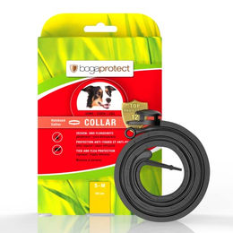 bogaprotect Floh- und Zeckenschutz Halsband für Hunde aus Kunststoff S-M 60cm Schwarz - 1 Stk. – Bild 1 von 5