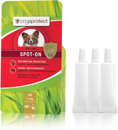 Produktbild von bogaprotect SPOT ON Mini Floh- und Zeckenschutz für Hunde 1-4 kg 2er Pack
